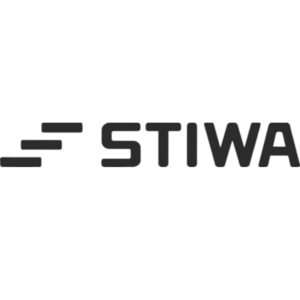 Das dunkelgraue STIWA Logo mit drei versetzten Balken auf weißem Hintergrund.